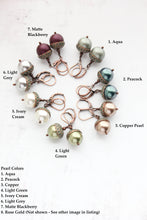 Load image into Gallery viewer, Acorn EARRINGS (8 colors) | Blush Mint Copper Patina