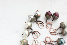 Load image into Gallery viewer, Acorn EARRINGS (8 colors) | Blush Mint Copper Patina