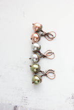 Load image into Gallery viewer, Acorn EARRINGS (8 colors) | Blush Mint Copper Patina