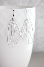 Load image into Gallery viewer, Silver Wing Earrings