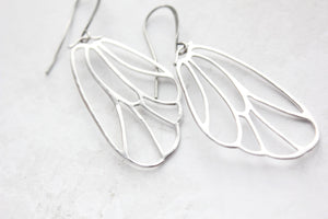 Silver Wing Earrings