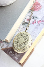 Load image into Gallery viewer, Big Locket Necklace | Fairy Cameo Necklace