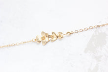 Load image into Gallery viewer, Gold Orchid Bracelet