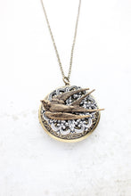 Load image into Gallery viewer, Bird Locket Pendant | Large Photo Locket