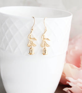 LIttle Rose Earrings | Long Stem Roses