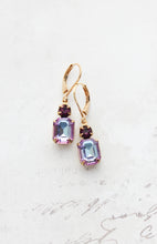 Load image into Gallery viewer, Lavender Glass Earrings