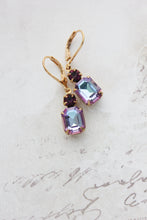 Load image into Gallery viewer, Lavender Glass Earrings