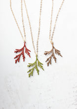 Load image into Gallery viewer, Cedar Branch Necklace (7 Options)