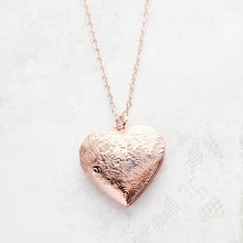 Load image into Gallery viewer, Rose Gold Locket Necklace (3 styles)