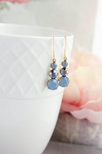 Load image into Gallery viewer, Blue Drop Earrings | Shades of Blue | Small Earrings