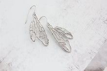 Load image into Gallery viewer, Silver Wing Earrings