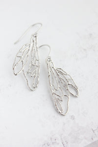 Gold Wing Earrings