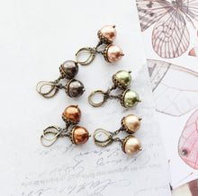 Load image into Gallery viewer, Burnt Copper Acorn Earrings