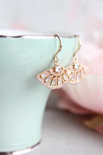 Load image into Gallery viewer, Art Deco Fan Earrings