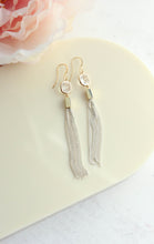 Load image into Gallery viewer, Chain Tassle Earrings - 9 Colors