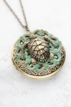 Load image into Gallery viewer, Turtle Locket Necklace