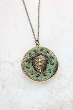 Load image into Gallery viewer, Turtle Locket Necklace