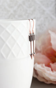 Dainty Arrow Earrings - Three Colors