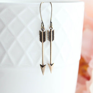 Dainty Arrow Earrings - Three Colors