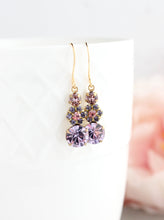 Load image into Gallery viewer, Three Jewel Drop - Amethyst