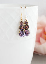 Load image into Gallery viewer, Three Jewel Drop - Amethyst