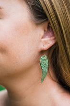 Load image into Gallery viewer, Absinthe Patina Wing Earrings