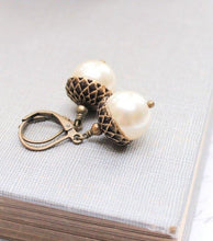 Load image into Gallery viewer, Pearl Acorn Earrings (16 Colors)