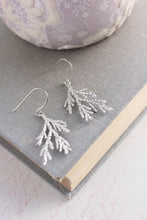 Load image into Gallery viewer, Gold Cedar Branch Earrings