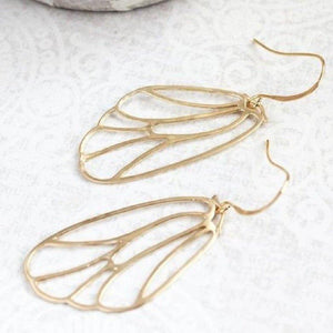 Wing Earrings - Silver