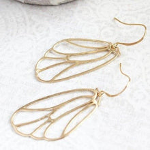 Load image into Gallery viewer, Wing Earrings - Gold