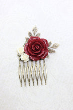 Load image into Gallery viewer, Red Rose Comb - C1049