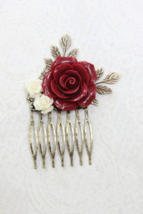 Red Rose Comb - C1049