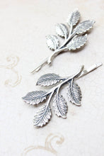 Load image into Gallery viewer, Branch Bobby Pins - Antiqued Silver (2 pin set)