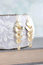 Load image into Gallery viewer, Orchid Earrings - Gold and Silver